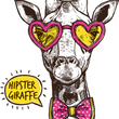 Load image into Gallery viewer, Hipster Giraffe