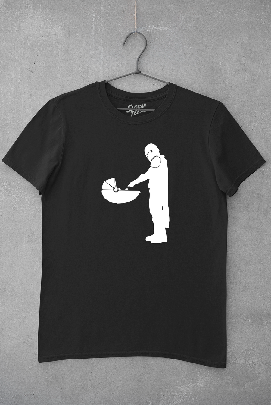 Mandalorian Inspired Tee - Silhouette Design