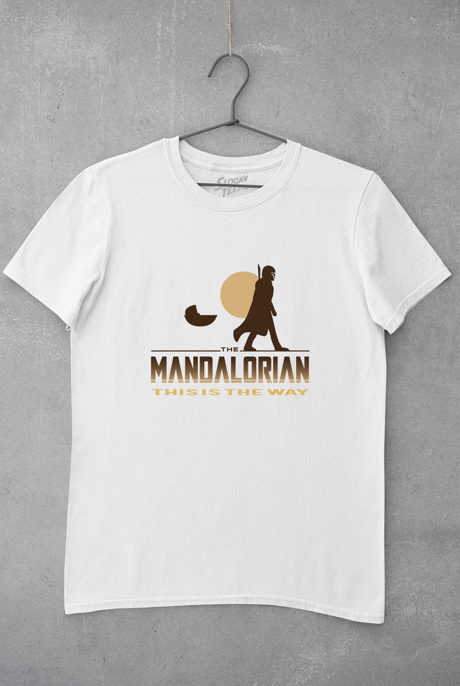 Mandalorian Inspired Tee - Walking Design